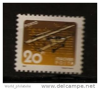 Hongrie Magyar 1987 N° Taxe 250 Iso ** Avions, Aviation, Service Postal, Biplan - Unused Stamps