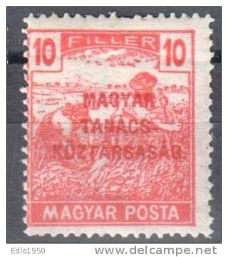 Hungary 1919 - Mi.271- MNH - Unused Stamps