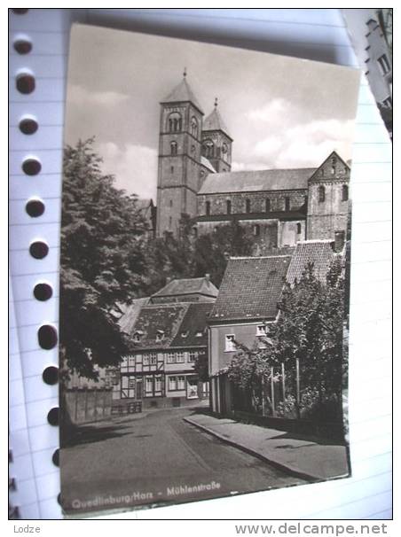 Duitsland Deutschland Allemagne Germany DDR Sachsen Anhalt Quedlinburg Harz - Quedlinburg