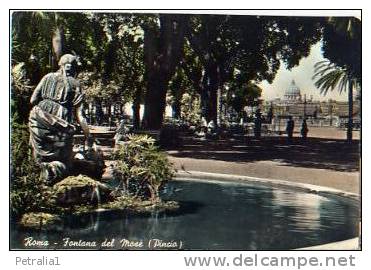 Laz 8329	Roma &ndash; Fontana Del Mosè (Pincio) - Parks & Gardens