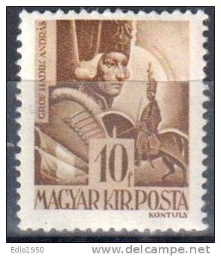 Hungary 1943 - Mi.712 - MNH - Unused Stamps