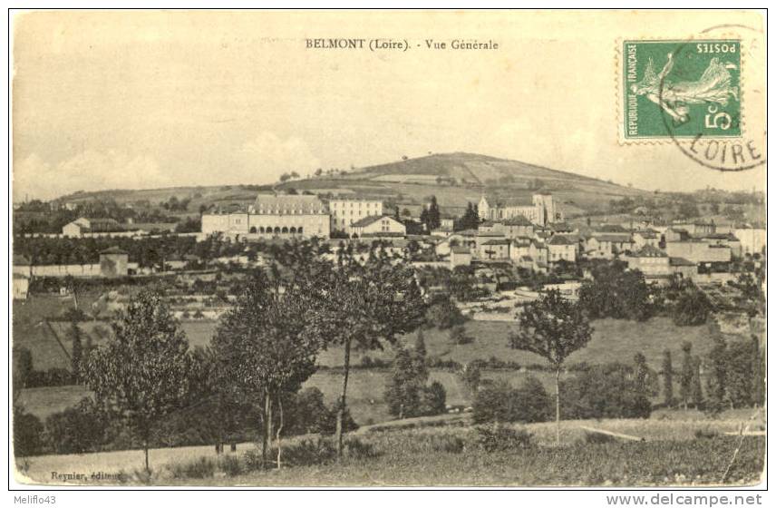 42/CPA - Belmont - Vue Générale - Belmont De La Loire