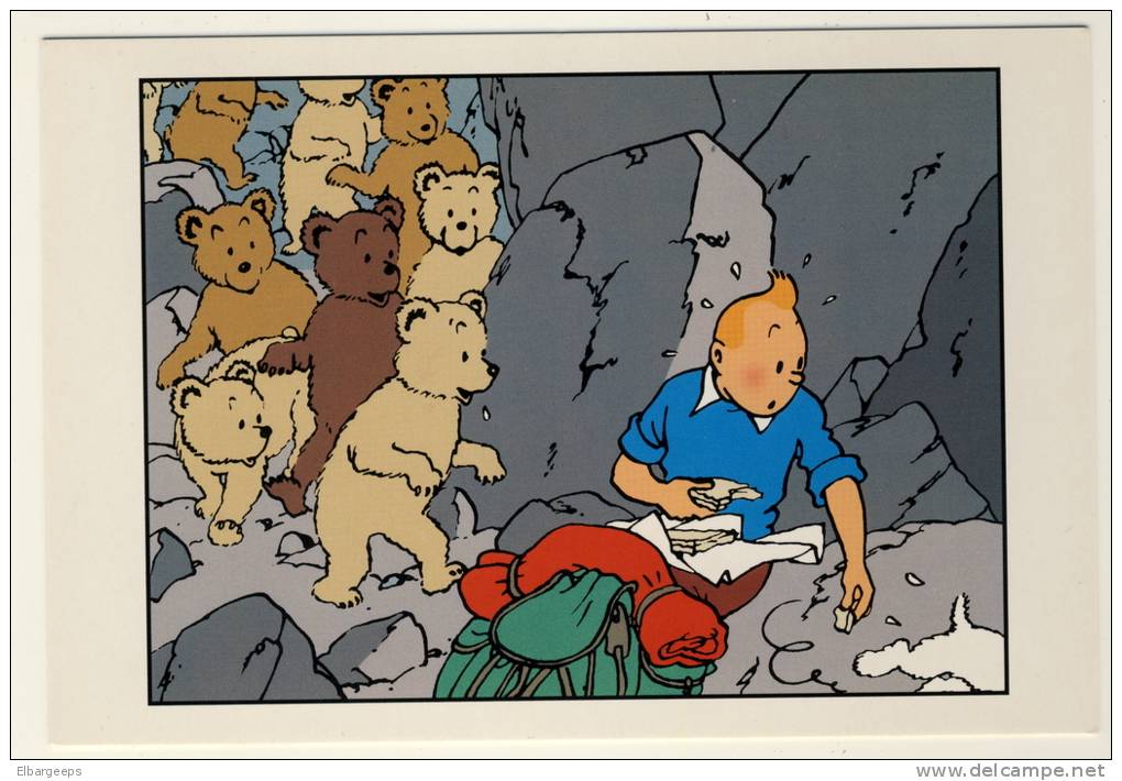 10 Cartes  Tintin -  Hergé/Moulinart  - Voir liste avec N° et Scans dans Description