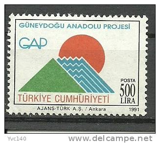 Turkey; 1991 South-Eastern Anatolia Project - Unused Stamps