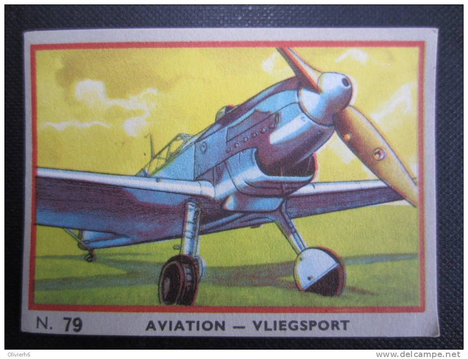 CHROMO (M33) AVIATION - VLIEGSPORT (2 Vues) N°79 Allemagne - "Messerschmidt B.F.W." Chocolat Jacques - Jacques