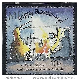 New Zeland 1988 Birds Aves Oiseaux Vegels  Kiwi And Kola MH - Kiwi's