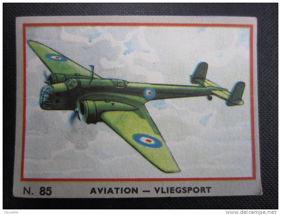 CHROMO (M33) AVIATION - VLIEGSPORT (2 Vues) N°85 Angleterre - Handley-Plage "Hampden" Chocolat Jacques - Jacques