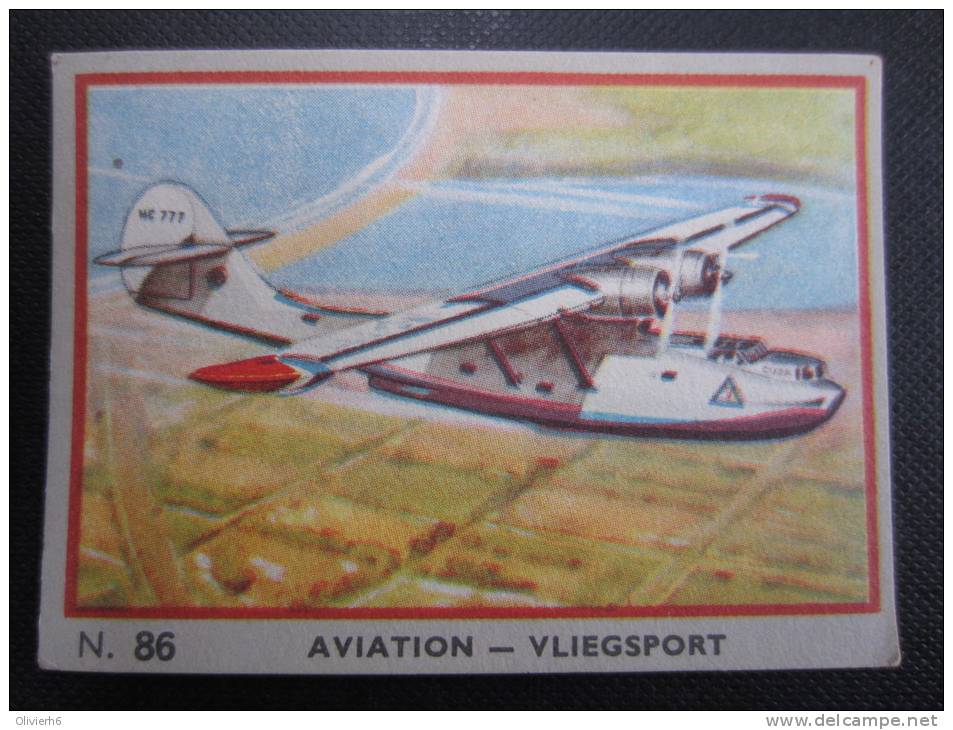 CHROMO (M33) AVIATION - VLIEGSPORT (2 Vues) N°86 Etats-Unis - "P.B. Y." Chocolat Jacques - Jacques