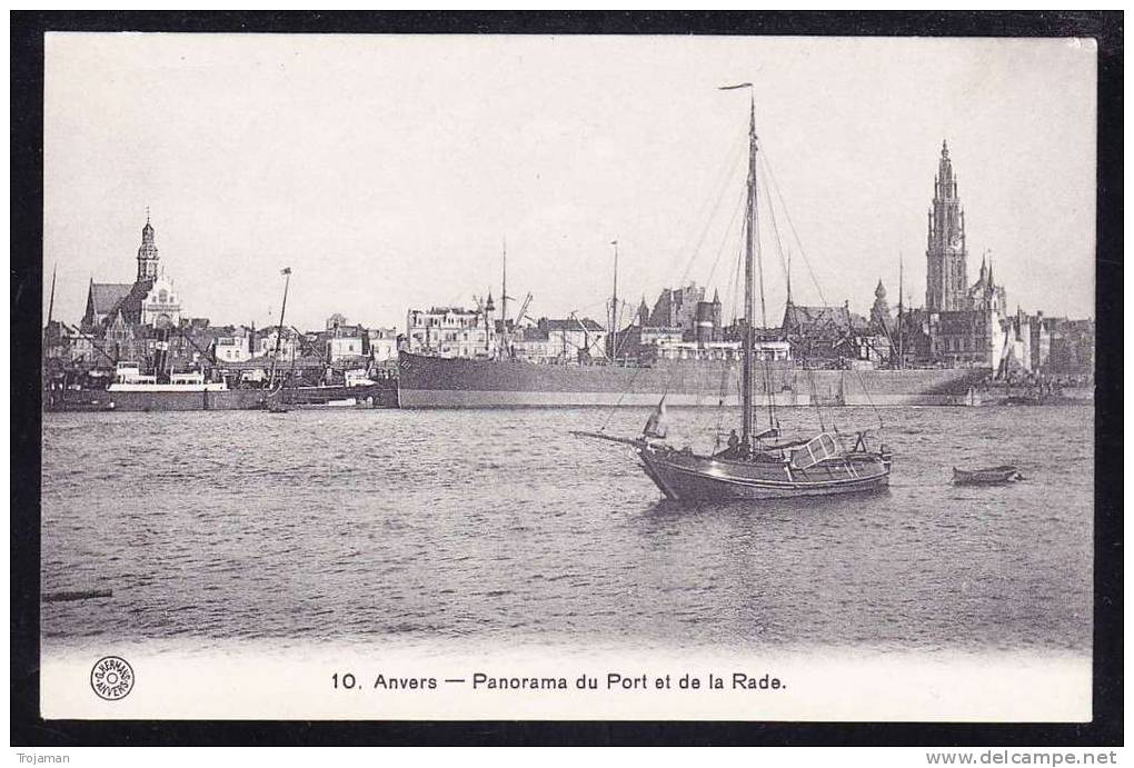 B-42 BELGIUM ANVERS PANORAMA DU PORT ET DE LA RADE - Autres & Non Classés