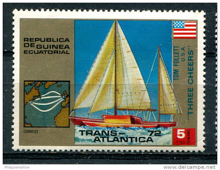 Guinée Equatoriale 1972 - YT 29 (o) - Voilier - Trans-Atlantique - Equatorial Guinea