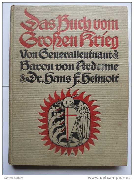 \\\"Das Buch Vom Großen Krieg\\\" Von Generalleutnant Baron Von Ardenne Und Dr. Hans F. Helmolt - Police & Military