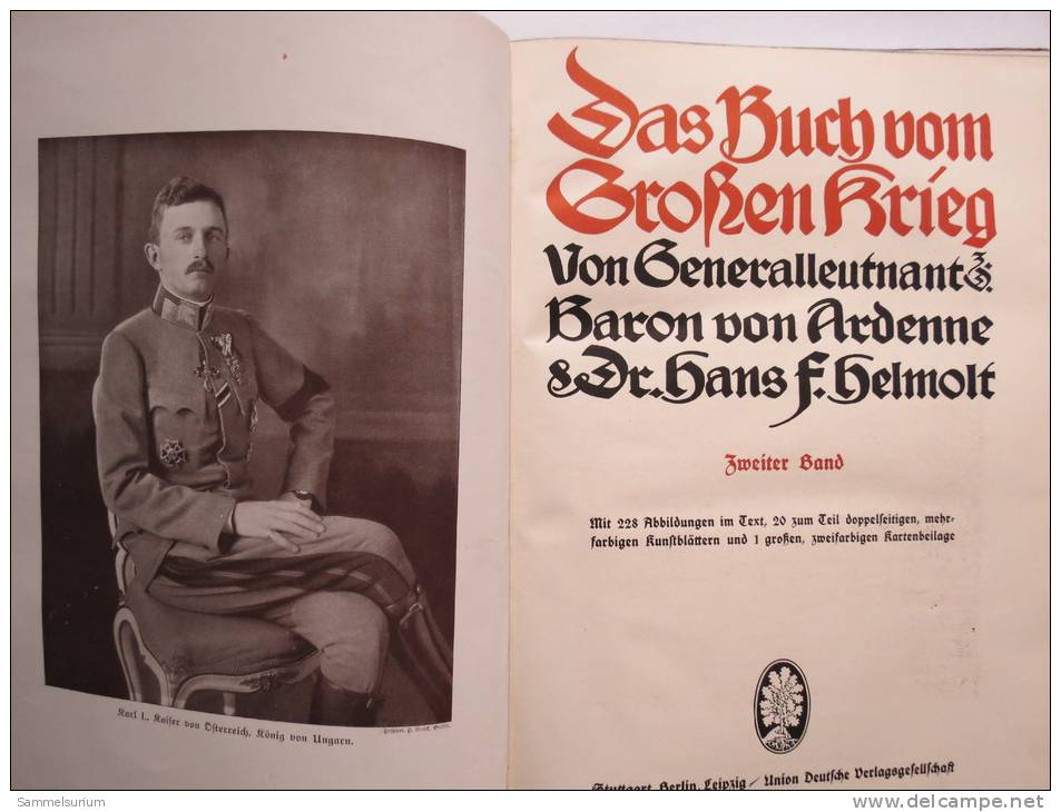 \\\"Das Buch Vom Großen Krieg\\\" Von Generalleutnant Baron Von Ardenne Und Dr. Hans F. Helmolt - Police & Militaire