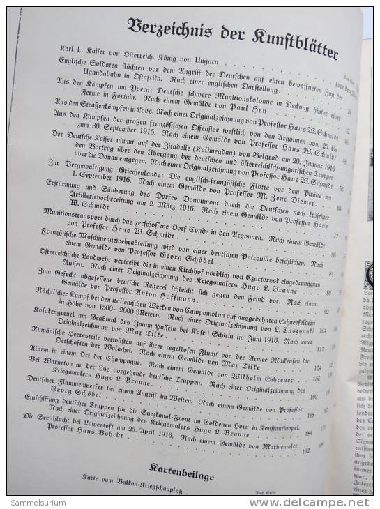 \\\"Das Buch Vom Großen Krieg\\\" Von Generalleutnant Baron Von Ardenne Und Dr. Hans F. Helmolt - Militär & Polizei