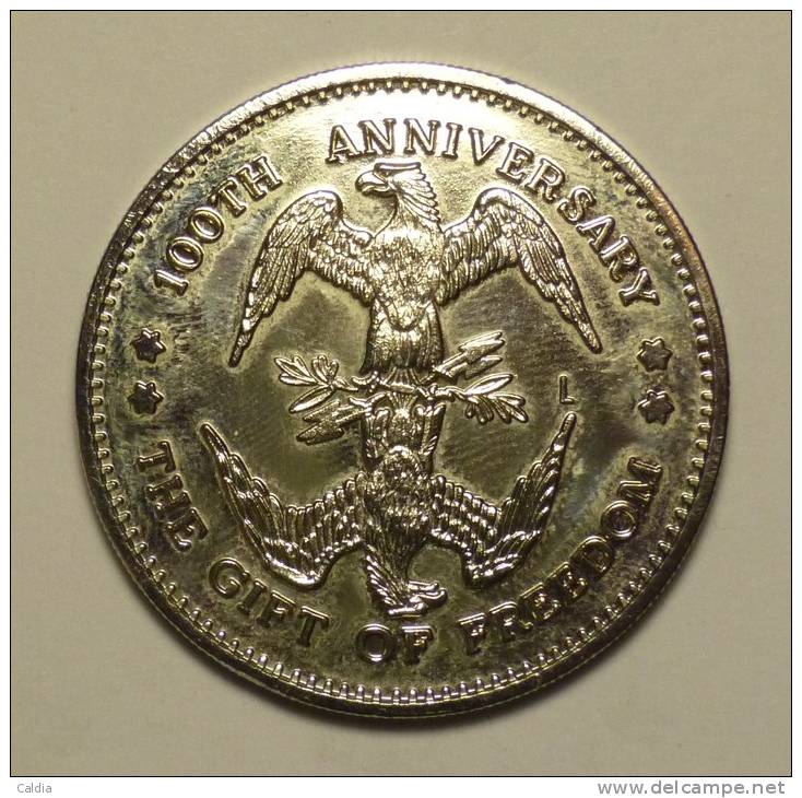 Etats - Unis USA 4 X 1 Dollar Silver Plated 1982 - 1984 (x2)- 1986 Commemorative UNC - Mixed Lots