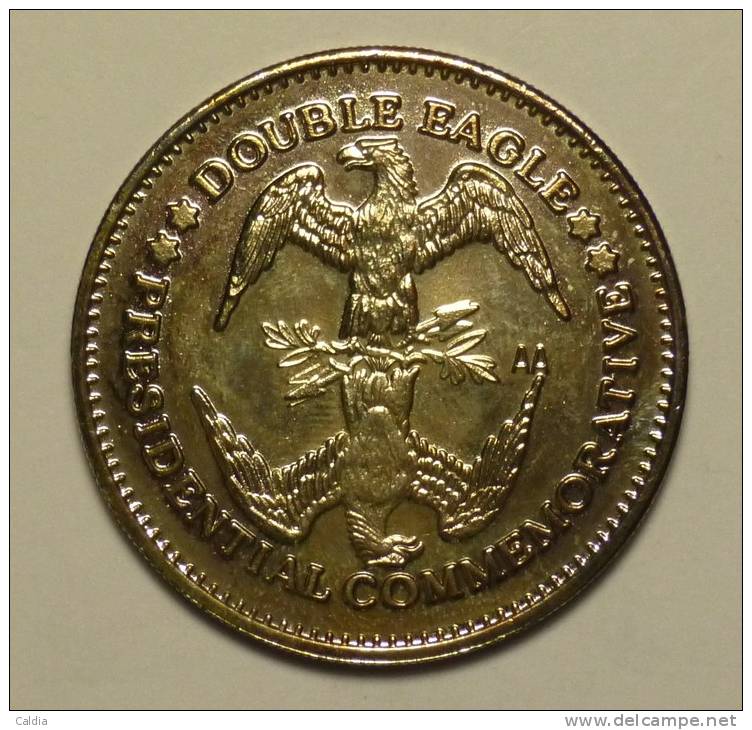Etats - Unis USA 4 x 1 Dollar Silver Plated 1982 - 1984 (x2)- 1986 Commemorative UNC