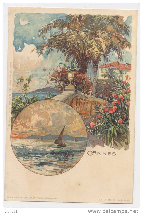 Wielandt Manuel  - Cannes - Litho N° 461 . 2 Scans . - Wielandt, Manuel