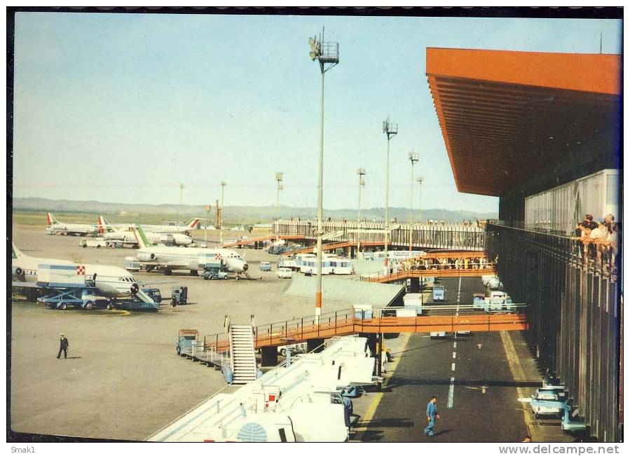 POSTCARD  AIROPLANES AIRPORT TOLEDO POSTCARD 1981 - Aerodrome