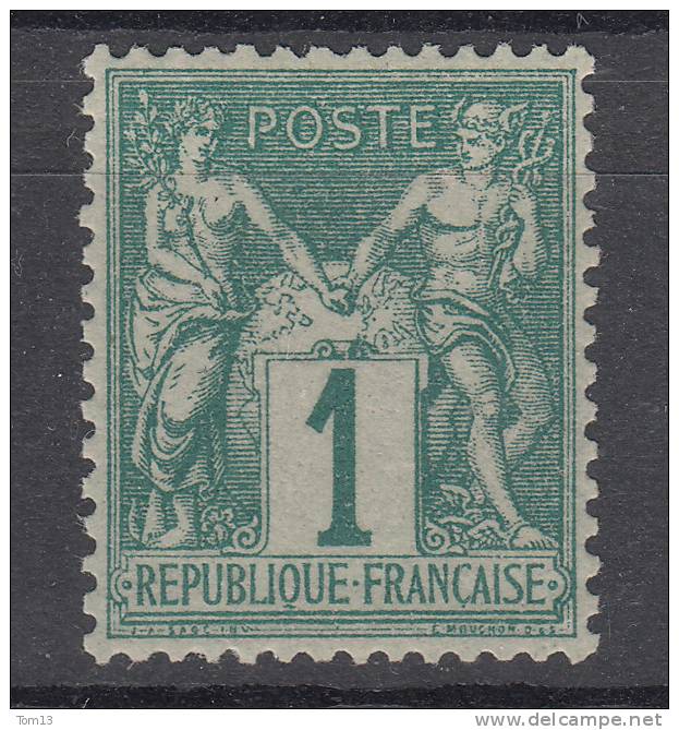 France N° 61  Neuf * - 1876-1878 Sage (Type I)