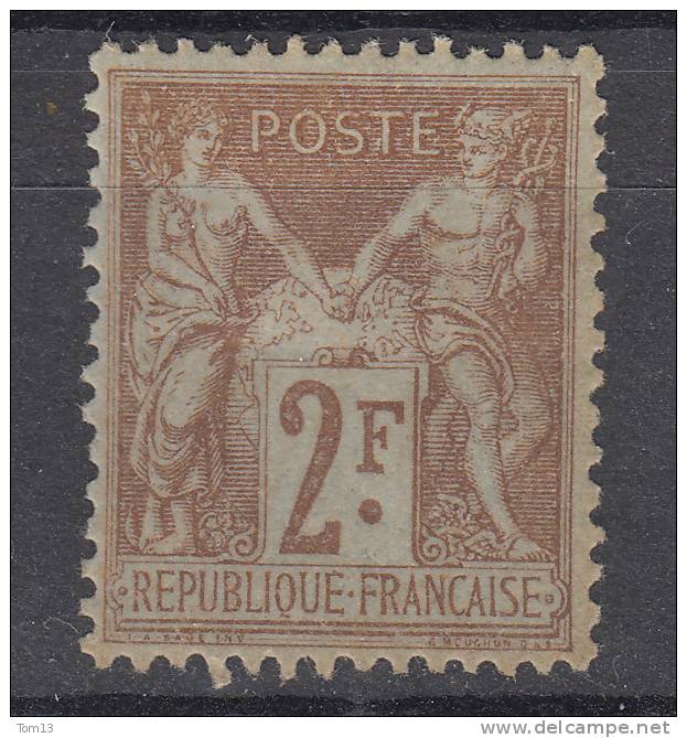 France N° 105  Neuf * - 1898-1900 Sage (Type III)