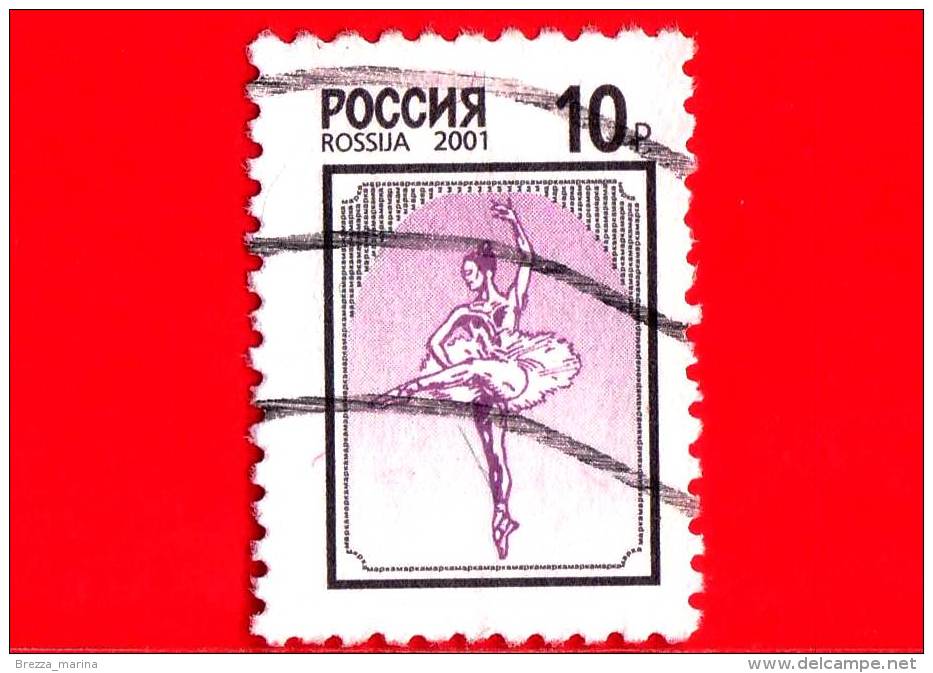 RUSSIA - 2001 - USATO - Balletto | Danza | Musica - 10 - Used Stamps