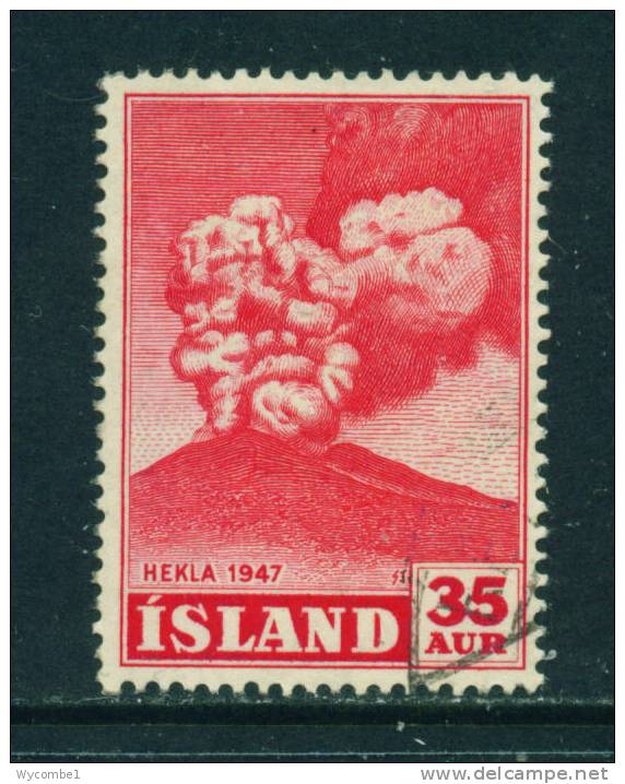 ICELAND - 1948 Mount Hekla 35a  Used As Scan - Usati