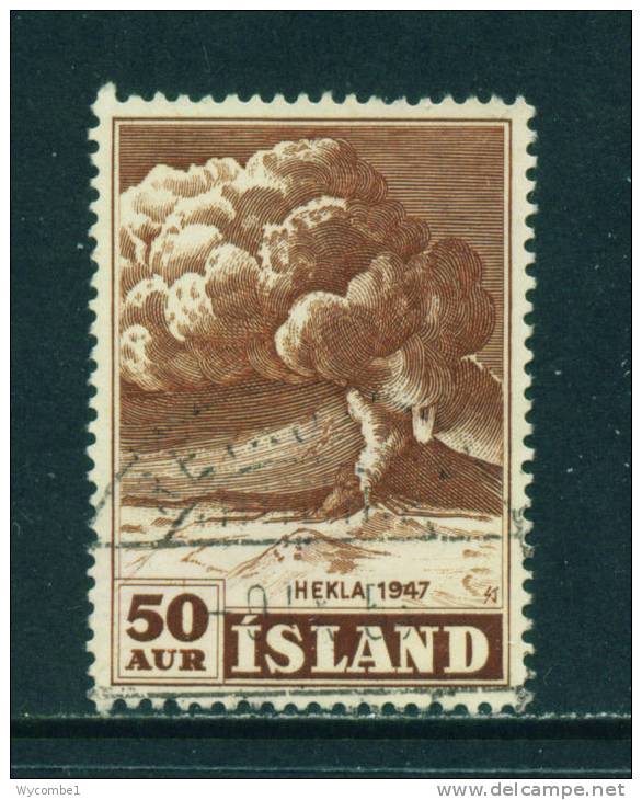 ICELAND - 1948 Mount Hekla 50a  Used As Scan - Gebraucht