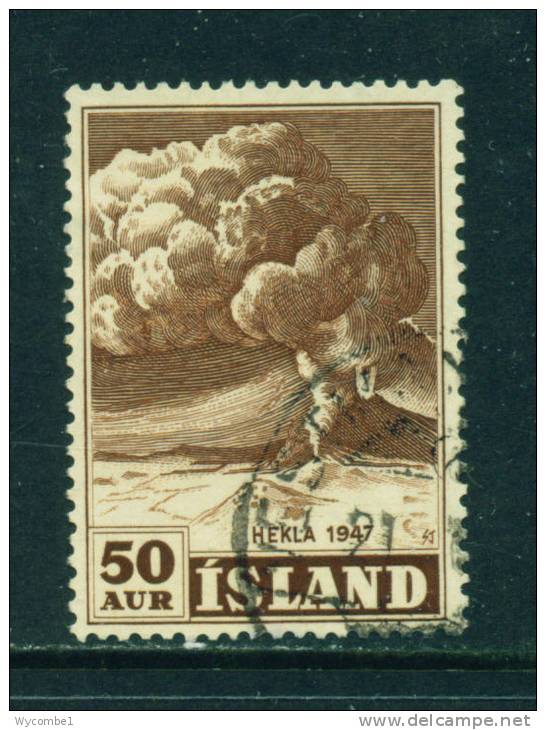 ICELAND - 1948 Mount Hekla 50a  Used As Scan - Usati