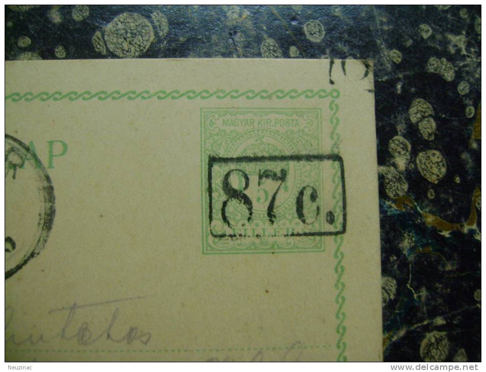 Hungary-Serbia-Bocar-railway Seal?-87C.-1914   (2071) - Lettres & Documents