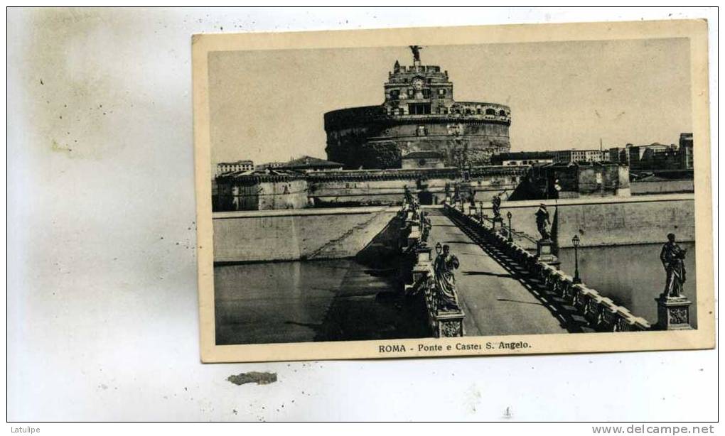 Roma   Pont Et Chateau Saint-Ange - Ponts