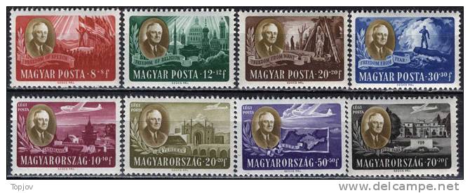 HUNGARY - MAGYAR  - F.D. ROOSEVELT - USA  - **MNH - 1947 - Neufs