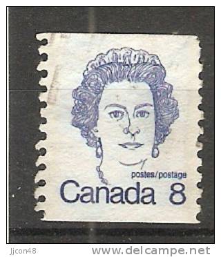 Canada  1972-77  Caricatures  (o) Queen Elizabeth II - Francobolli In Bobina