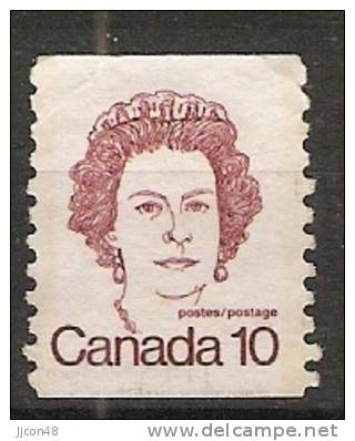 Canada  1972-77  Caricatures  (o) Queen Elizabeth II - Francobolli In Bobina