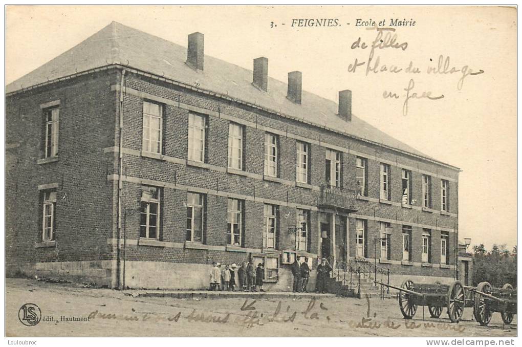 59 FEIGNIES ECOLE ET MAIRIE - Feignies