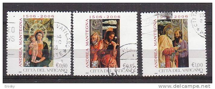 Z2235 - VATICANO SASSONE N°1406/08 - VATICAN Yv N°1401/03 - Used Stamps