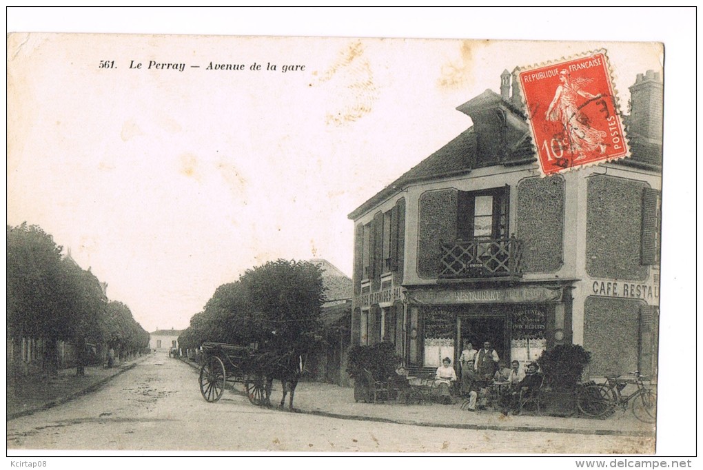 LE PERRAY . Avenue De La Gare . - Le Perray En Yvelines