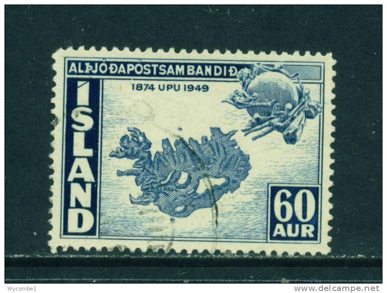 ICELAND - 1949 UPU 60a  Used As Scan - Used Stamps