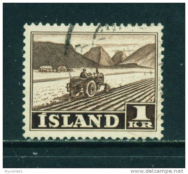 ICELAND - 1950 Pictorial Definitives 1kr  Used As Scan - Used Stamps