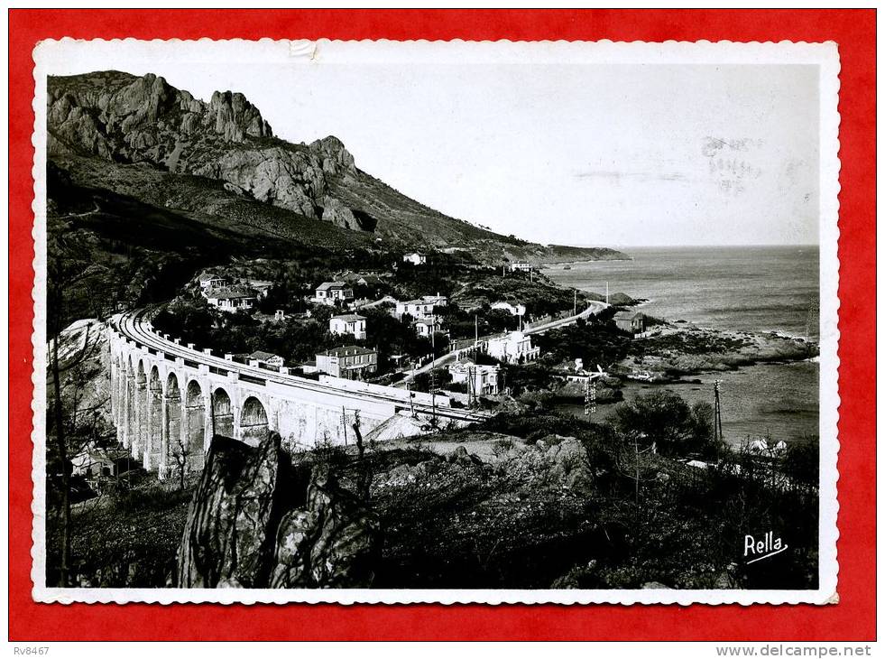 * ROUTE DE LA CORNICHE D´OR-Antheor Et Le Cap Roux-1938(Carte Photo) - Antheor