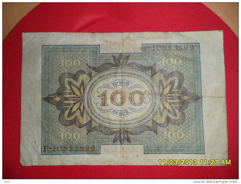 Billet De 100 Mark Du 1er Novembre 1920/ Bel Etat. - 100 Mark