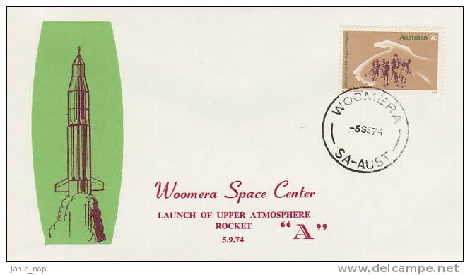 Australia 1974 Se 5 Launch Of Upper Atmosphere Rocket  A - Oceania