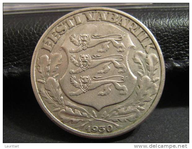 Silbermünze Silver Coin Estland Estonia Estonie 1930 Domberg - Estonie