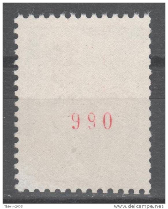 N° 1331b (N° Rouge Au Verso) , Neuf * Gomme D'Origine  TB - 1962-1965 Cock Of Decaris