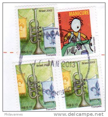 Brésil, Copacabana, Rio De Janeiro, Janvier 2013 - Used Stamps