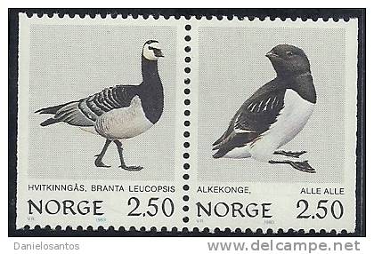 Norway 1983 Birds Aves Oiseaux  Vegels - Goose - Dovekie MNH - Oche
