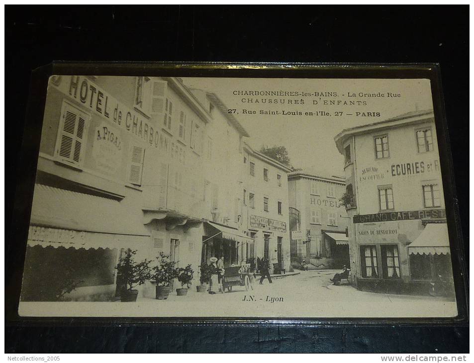 CHARBONNIERES-LES-BAINS - LA GRANDE RUE - CHAUSSURES D'ENFANTS - 69 RHONE - Charbonniere Les Bains