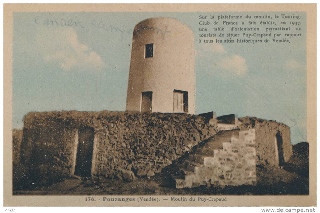 POUZAUGES - Moulin à Vent Du Puy Crapaud - Pouzauges