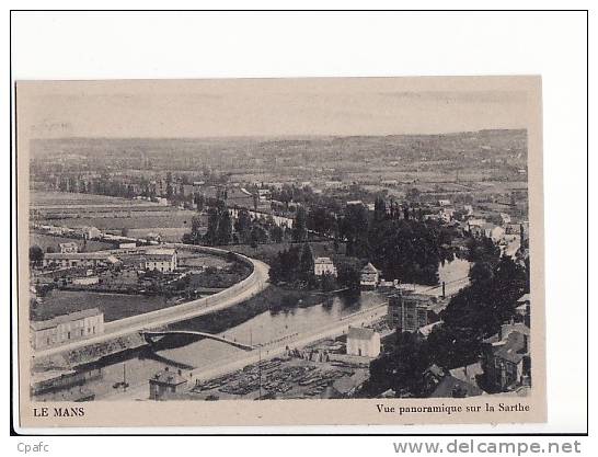 Le Mans - Vue Panoramique Sur La Sarthe - Le Mans