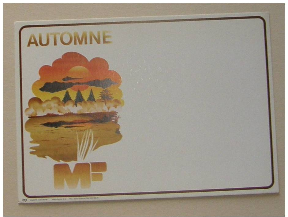 Affiche Carton AUTOMNE Manufrance - Advertising
