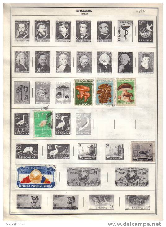 ROMANIA    Collection Of  Mounted Mint And Used As Per Scan. (7 SCANS) - Lotes & Colecciones