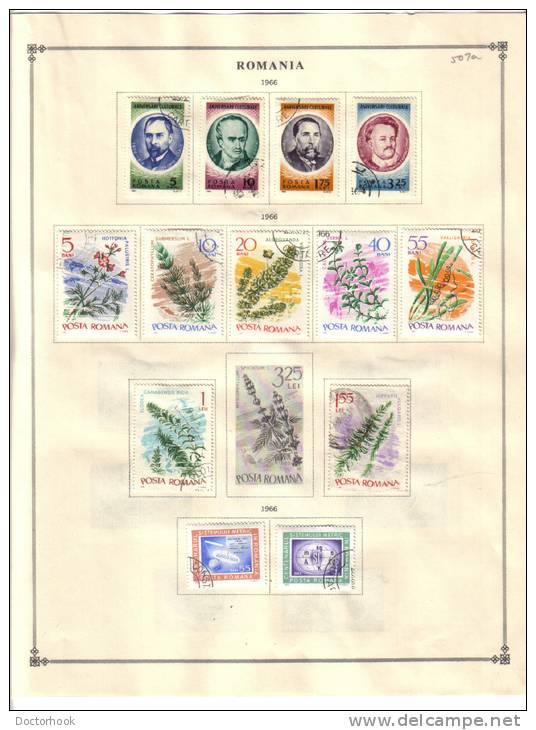 ROMANIA    Collection Of  Mounted Mint And Used As Per Scan. (4 SCANS) - Lotes & Colecciones